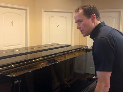 1976 Yamaha Ux Ebony Piano