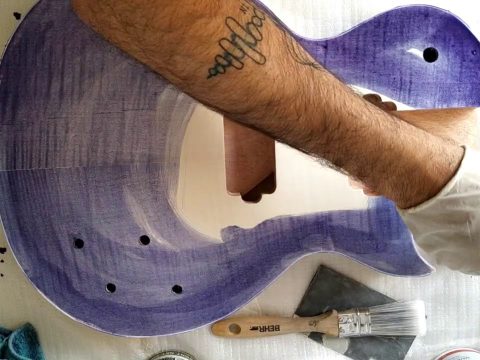 Guitarra Electrica Gibson Azul